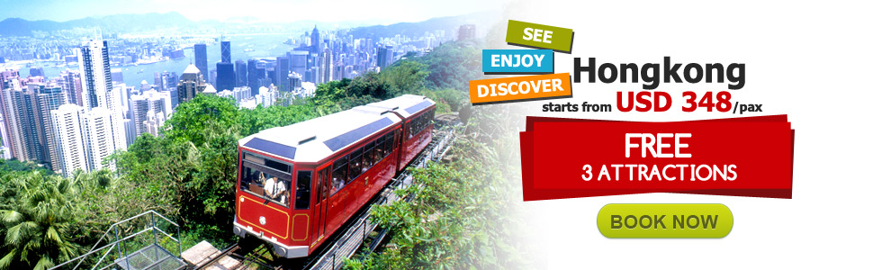 5D/4N Hong Kong Adventure with Free 3 Attractions