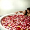 Couple-in-Flower-Bath