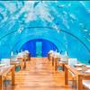 Dining with a view at Ithaa Undersea Restaurant